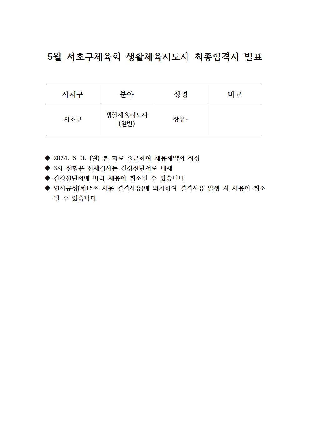 5월 서초구체육회 생활체육지도자 최종합격자 발표001.jpg